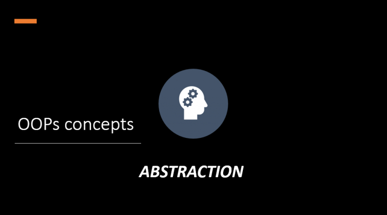 Abstraction-one of the most important feature of 4 pillars of OOPS Abstraction-one of the most important feature of 4 pillars of OOPS
