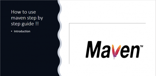 How to use maven step by step guide