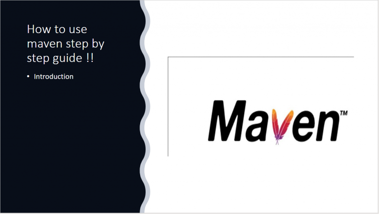 How to use maven step-by-step guide !! How to use maven step-by-step guide !!
